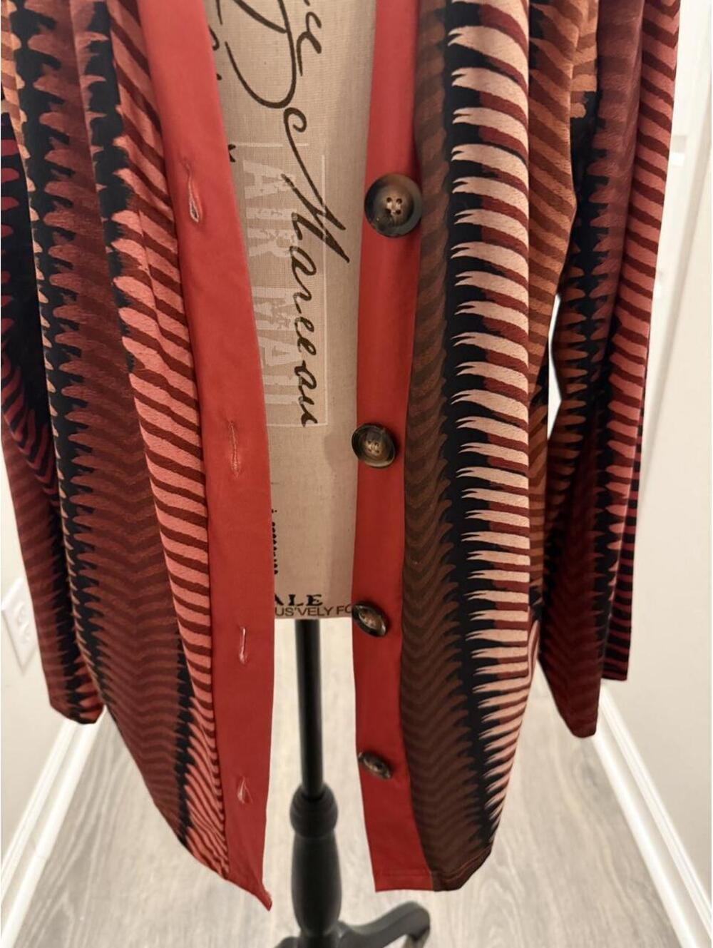 Women's Multi-Color Orange Patterned set - Picture 2 of 4
